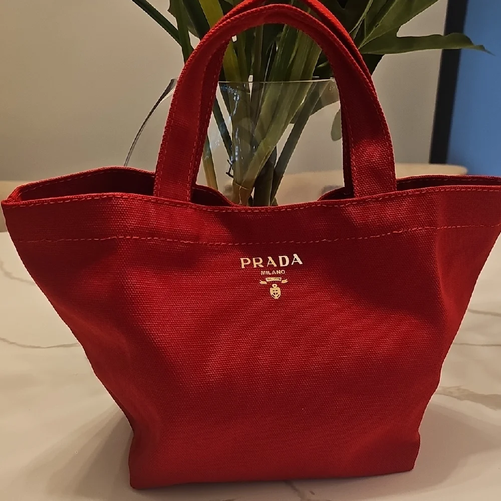 Prada Scarlet Red Tote Bag - Picture 1 of 5